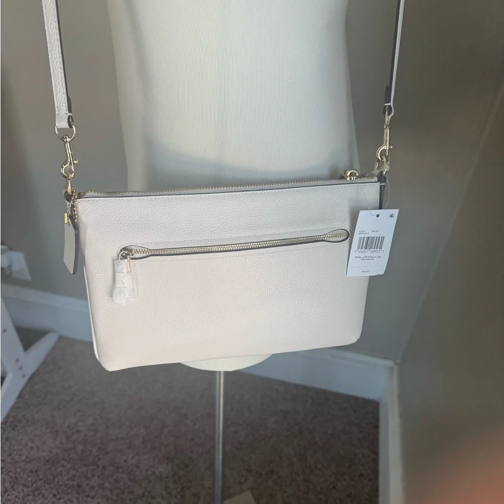 COACH Polished Pebble Polly Crossbody - Picture 7 of 10